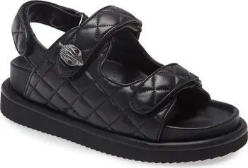 Black, Gold & Denim Kurt Geiger Sandals for Women