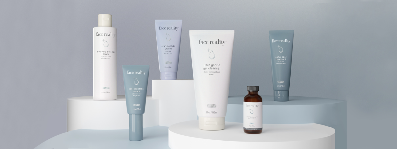 Face Reality Skincare with Mandelic Serum & Cleanser