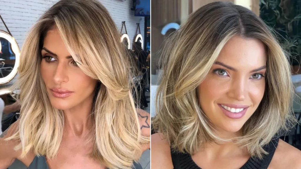 Elegant Shoulder-Length Haircuts for Women Over 30
